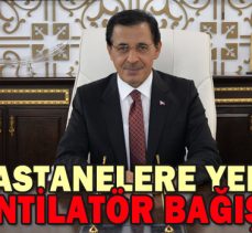 HASTANELERE YEDİ ADET VENTİLATÖR BAĞIŞLANDI