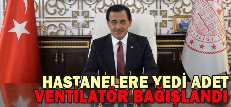 HASTANELERE YEDİ ADET VENTİLATÖR BAĞIŞLANDI