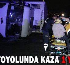 TEM OTOYOLUNDA KAZA: 1 YARALI