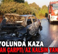 Tem otoyolunda kaza: 1 yaralı