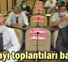 Ekim ayı toplantıları başlıyor