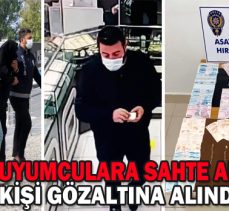 BOLU’DA KUYUMCULARA SAHTE ALTIN SATAN İKİ KİŞİ GÖZALTINA ALINDI