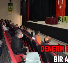 VALİ ÜMİT DENETİM EKİPLERİYLE BİR ARAYA GELDİ