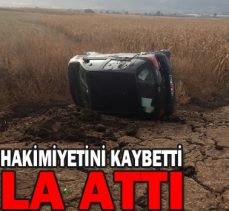 DİREKSİYON HAKİMİYETİNİ KAYBETTİ/ TAKLA ATTI