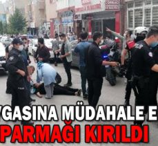 PARK KAVGASINA MÜDAHALE EDEN POLİSİN PARMAĞI KIRILDI