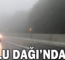 BOLU DAĞI’NDA SİS