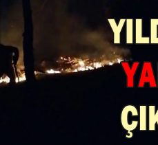 YILDIRIM YANGIN ÇIKARDI