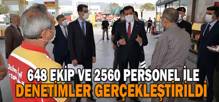 648 Ekip ve 2560 Personel ile Denetimler Gerçekleştirildi