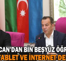 BAŞKAN ÖZCAN’DAN BİN BEŞYÜZ ÖĞRENCİYE ÜCRETSİZ TABLET VE İNTERNET DESTEĞİ