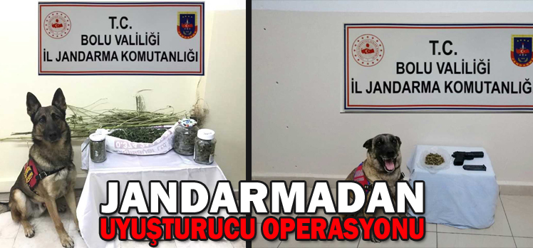 JANDARMADAN UYUŞTURUCU OPERASYONU