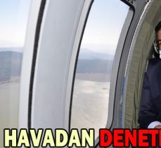 BOLU HAVADAN DENETLENDİ