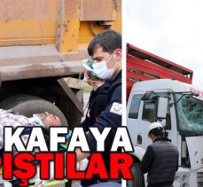 KAFA KAFAYA ÇARPIŞTILAR