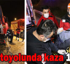 Tem otoyolunda kaza: 1 yaralı