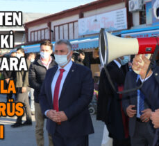 VALİ ÜMİT’TEN PAZARDAKİ VATANDAŞLARA MEGAFONLA KORONAVİRÜS  UYARISI