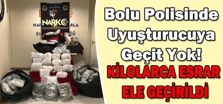 Bolu Polisinde Uyuşturucuya Geçit Yok!