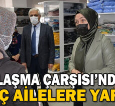 Yardımlaşma Çarşısı’ndan Muhtaç Ailelere Yardım