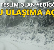 Yedigöller yolu ulaşıma açıldı