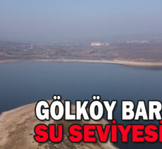 GÖLKÖY BARAJI’NDA SU SEVİYESİ DÜŞTÜ