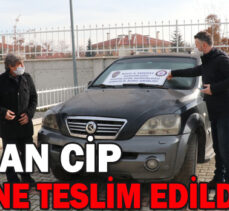 ÇALINAN CİP SAHİBİNE TESLİM EDİLDİ