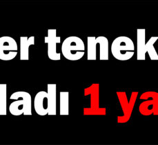 Tiner tenekesi patladı: 1 yaralı