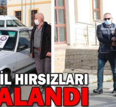 OTOMOBİL HIRSIZLARI YAKALANDI