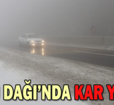 BOLU DAĞI’NDA KAR YAĞIŞI