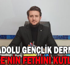 ANADOLU GENÇLİK DERNEĞİ MEKKE’NİN FETHİNİ KUTLUYOR