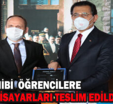 İHTİYAÇ SAHİBİ ÖĞRENCİLERE TABLET BİLGİSAYARLARI TESLİM EDİLDİ