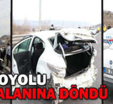 TEM OTOYOLU SAVAŞ ALANINA DÖNDÜ