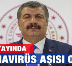 Fahrettin Koca, canlı yayında aşı oldu