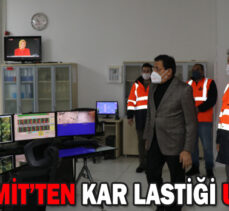 VALİ ÜMİT’TEN KAR LASTİĞİ UYARISI