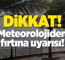 Meteorolojiden Bolu için fırtına uyarısı