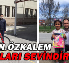 BAŞKAN ÖZKALEM ÇOCUKLARI SEVİNDİRDİ