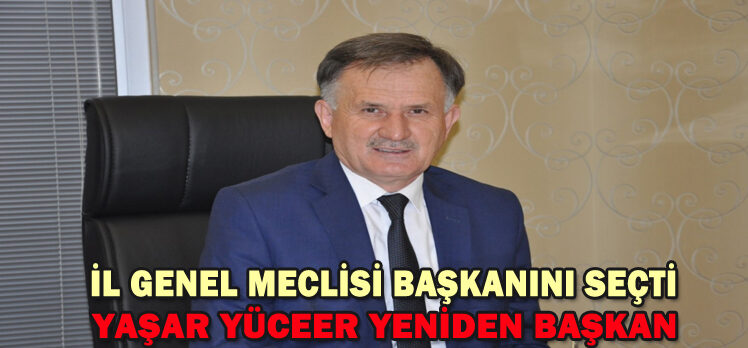 YAŞAR YÜCEER YENİDEN BAŞKAN