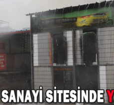 BOLU SANAYİ SİTESİNDE YANGIN