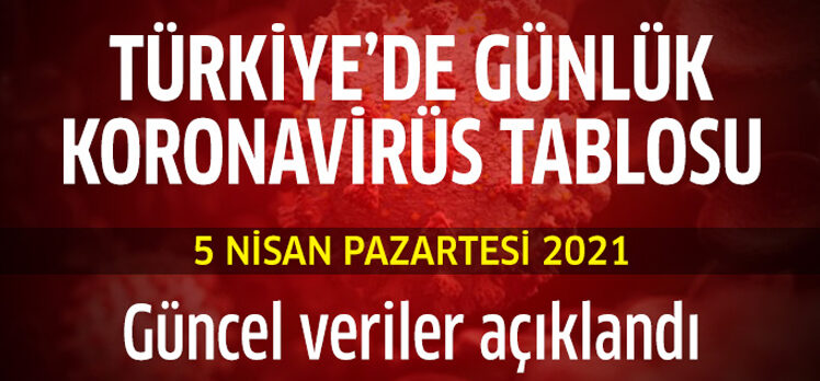 5 Nisan Türkiye’de koronavirüs tablosu