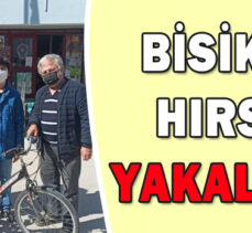 BİSİKLET HIRSIZI YAKALANDI