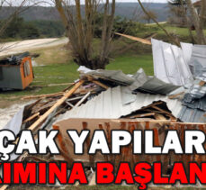 KAÇAK YAPILARIN YIKIMINA BAŞLANDI