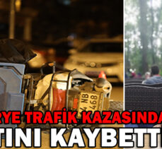 GENÇ KURYE TRAFİK KAZASINDA HAYATINI KAYBETTİ