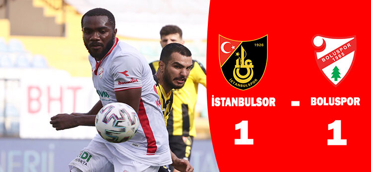 İstanbulspor :1 – Boluspor :1