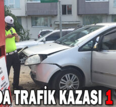 BOLU’DA TRAFİK KAZASI: 1 YARALI