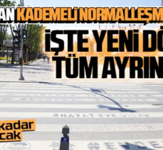 KADEMELİ NORMALLEŞME BAŞLIYOR