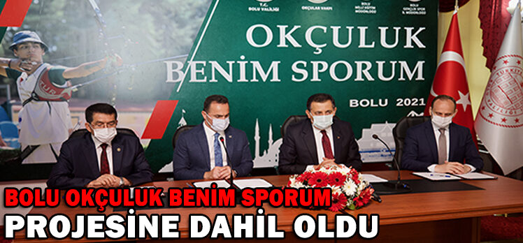 Bolu Okçuluk Benim Sporum projesine dahil oldu