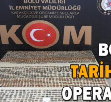 BOLU’DA  TARİHİ ESER  OPERASYONU