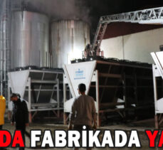 BOLU’DA FABRİKADA YANGIN