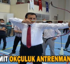 VALİ ÜMİT OKÇULUK ANTRENMANI YAPTI