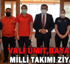 Vali Ümit, Bayan Güreş Milli Takımını Ziyaret Etti