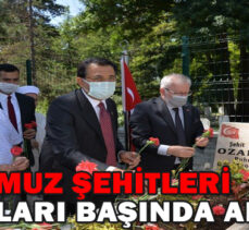 15 Temmuz şehitleri mezarları başında anıldı