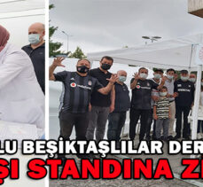 BOLU BEŞİKTAŞLILAR DERNEĞİNDEN AŞI STANDINA ZİYARET