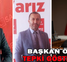 BAŞKAN ÖZCAN’A TEPKİ GÖSTERDİLER